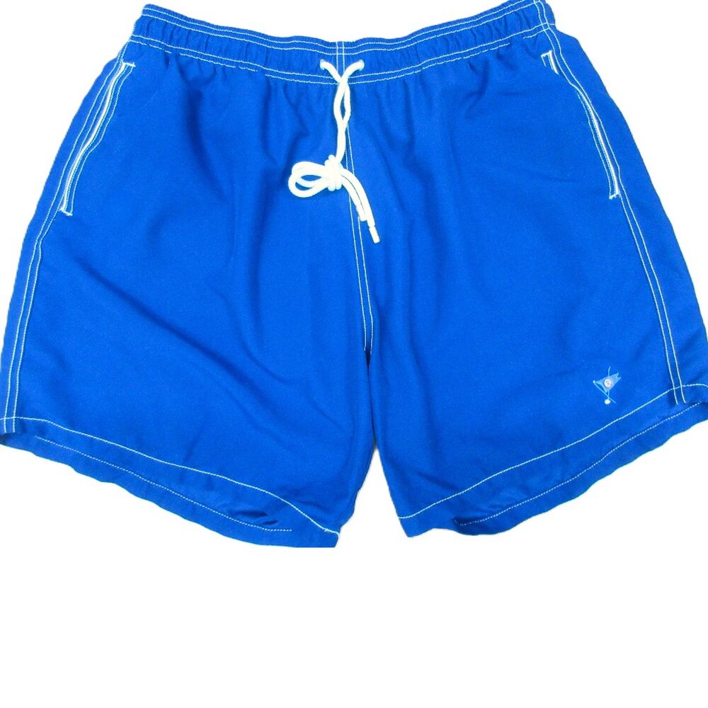 BUGATCHI LINED Mens SWIM SHORTS NAVY BLUE Sz 2X-LARGE, XXL